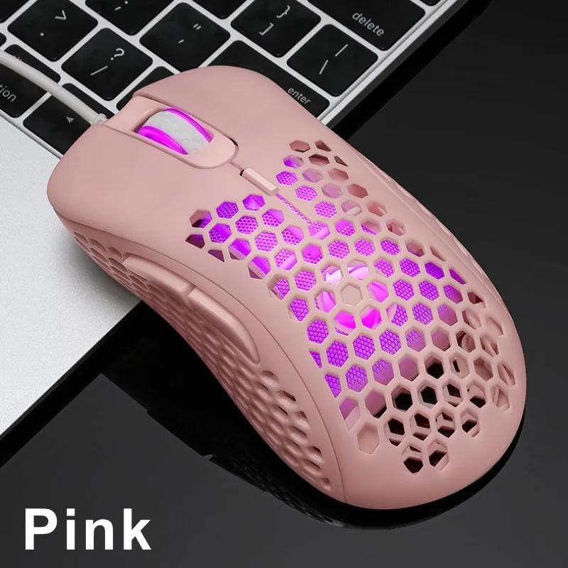 Gamer Gaming Mouse For PC Laptop Computer Notebook Vertical Ergonomic Mice Wired USB RGB LED Light 6Key Mause For Gamer Gaming cute computer mouse Mice