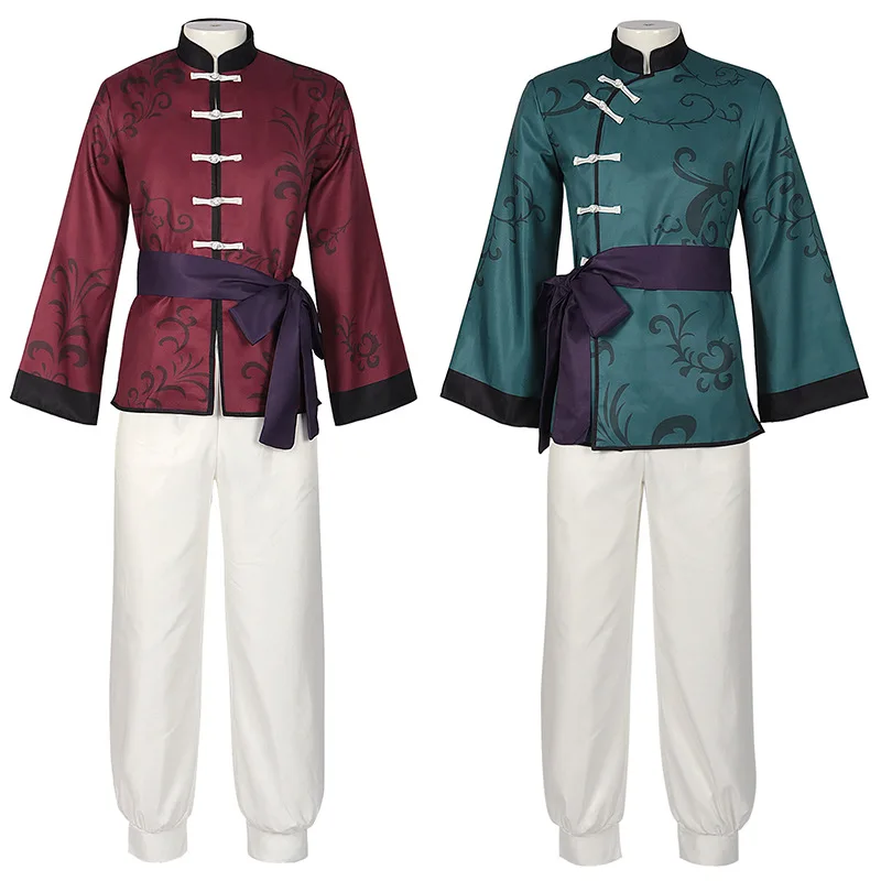 

Itoshi Sae Rin Itoshi Cosplay Blue Lock Costume China Kung Fu CostumeTang Uniform Unisex Adult Halloween Party Suit Clothes