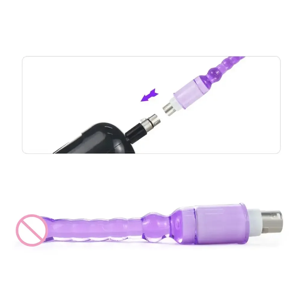 Sex Toy Entry Level Sex Machine Dildo Attachments A2/A3 Big Dildos for Women Men Masturbation Anal Plugs Kit 3XLR Accessories Sex Shop