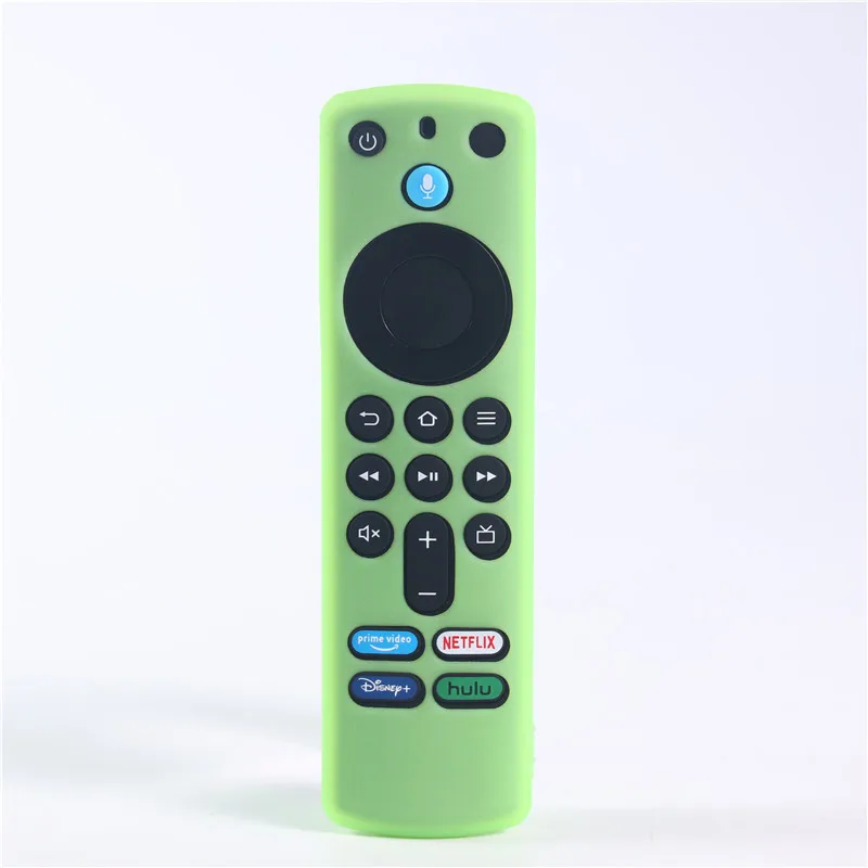 Siliconen Beschermhoes Fire Stick Afstandsbediening Glow In The Dark - 2 Stuks Lichtgroen
