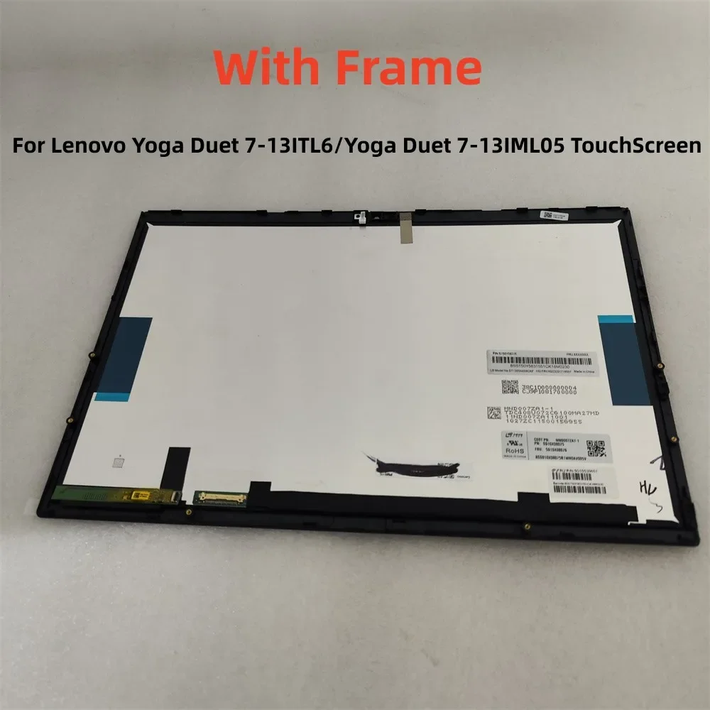 

Yoga duet 7 13itl6 display MND007ZA1-1 5D10S39703 5D10S39651 For Lenovo Yoga Duet 7 13IML05 Touch Screen LCD Assembly