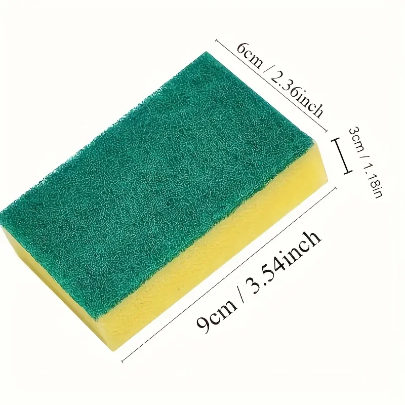 Premium Kitchen Sponges 10/20/40Pcs Set Double-Sided Dish Cloths Durable Scratch-Resistant Super Absorbent Cleaning Supplies