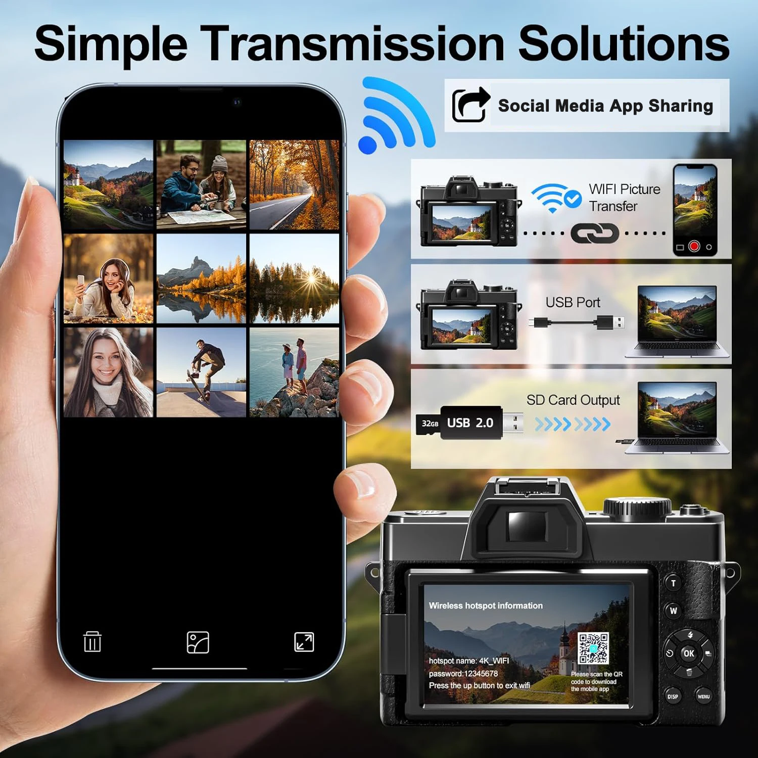 48MP 4K Flip Camera 6