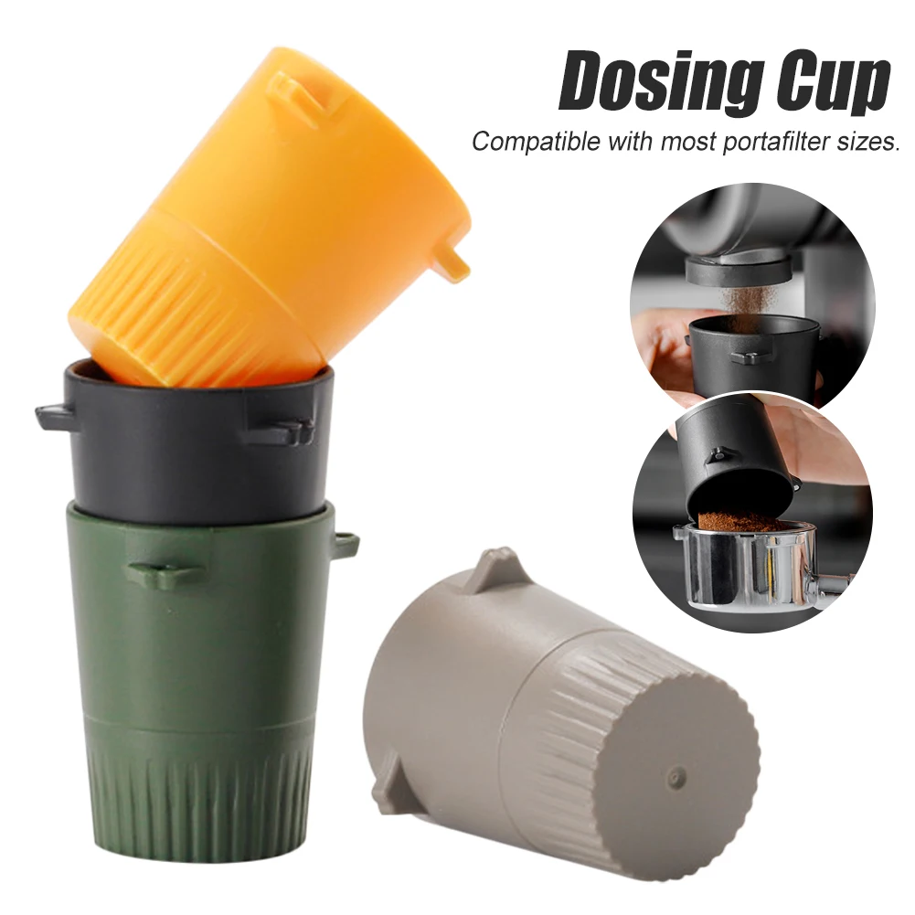 

Dosing Cup with Magnets ABS Plastic Espresso Coffee Dosing Cup Fit For 51/53/58mm Portafilter Coffee Powder Feeder Barista Tool