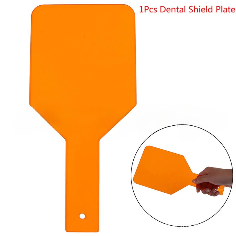 

Dental Curing Machine Baffle Dental Clinic Curing LED Light Shield Handheld Light Shield Orange Eye Protection Plate Eye Care