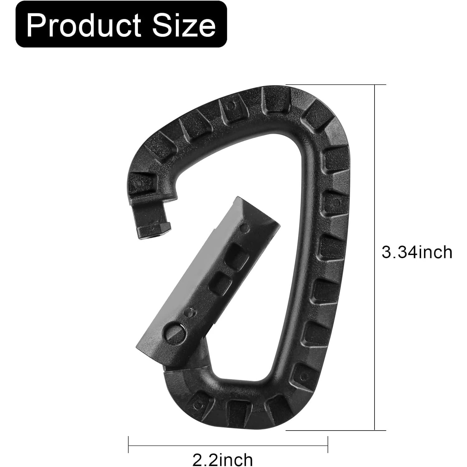 5Pcs Tactical 3.5" Plastic Clips 4