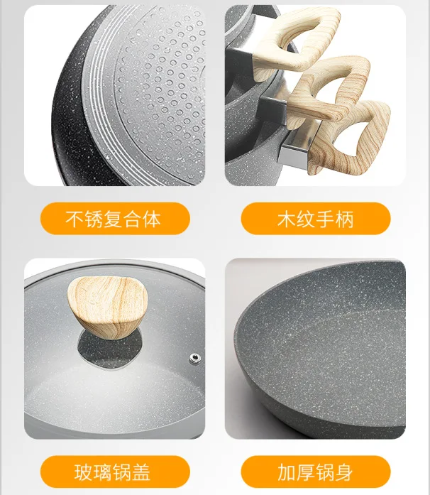 10 Pcs Pots and Pans Set