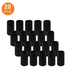 20 - Piece High Elasticity Breathable Finger Compression Sleeves Pack (20pcs Black)