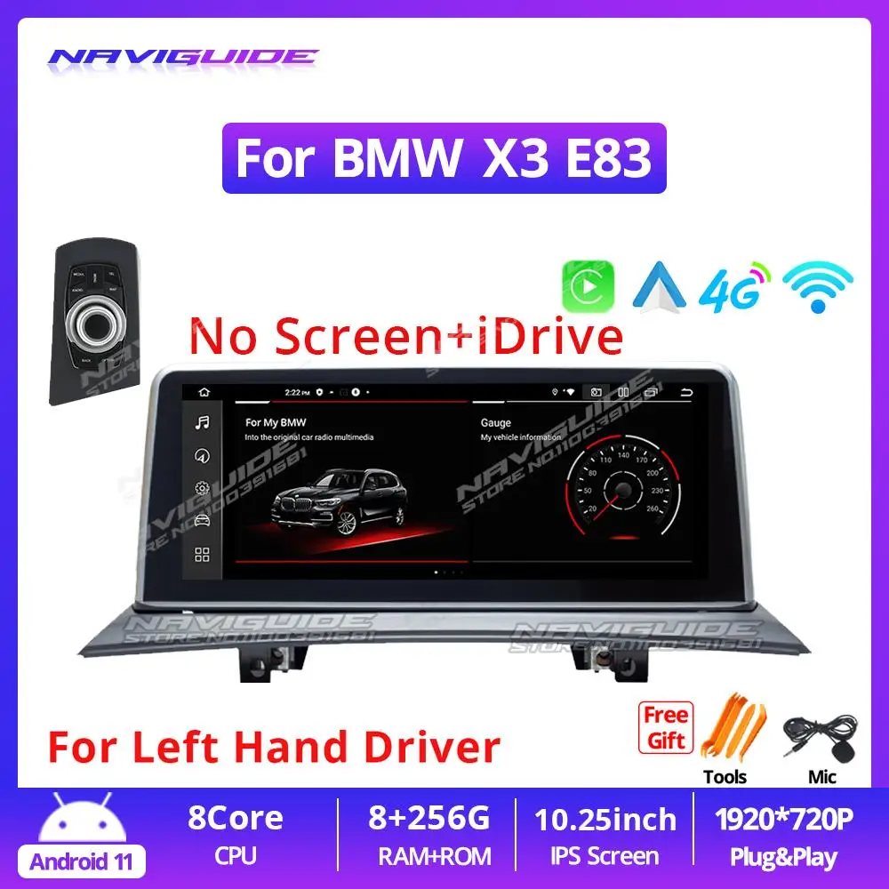 

Автомагнитола для BMW X3 E83 10,25-2004, 2010 дюйма, 4G, Wi-Fi