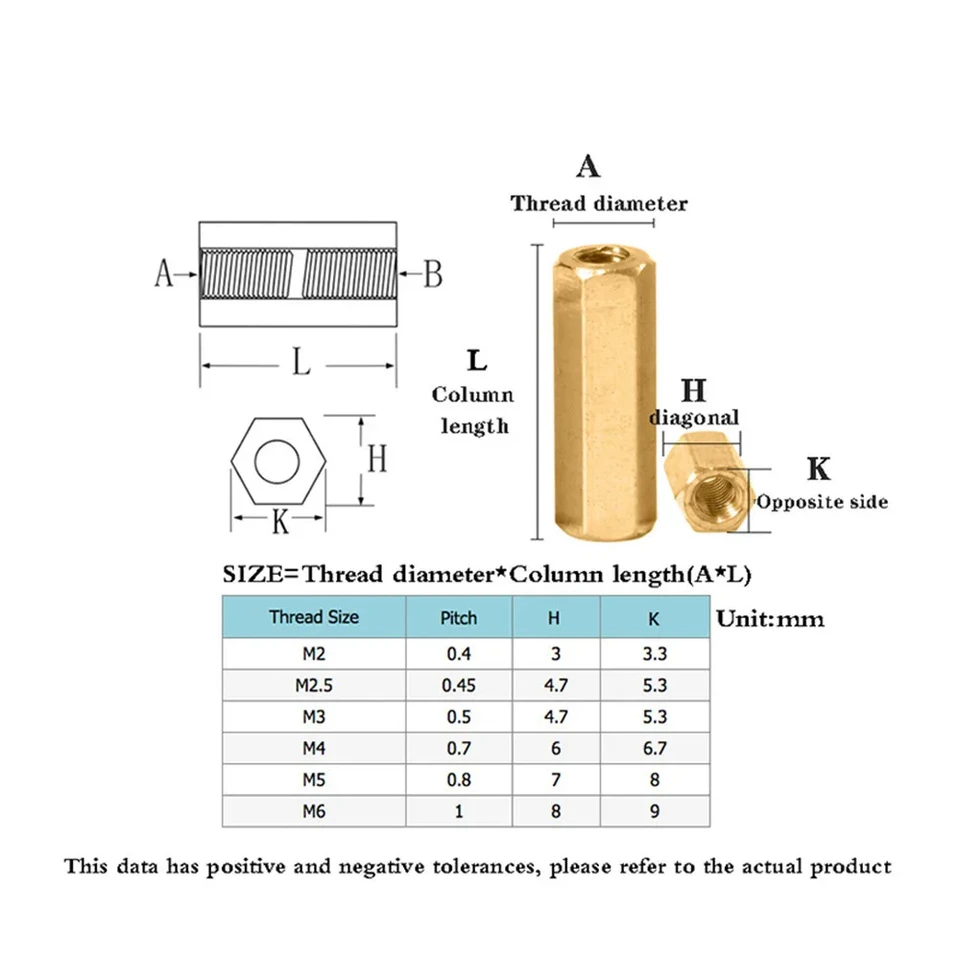 10/50 pz ottone massiccio rame M2 esagonale distanziatore esagonale pilastro di supporto maschio-femmina femmina bullone distanziatore per scheda PCB out thread 3mm 13 10/50 pz ottone massiccio rame M2 esagonale distanziatore esagonale pilastro di supporto maschio-femmina femmina bullone distanziatore per scheda PCB out thread 3mm 13