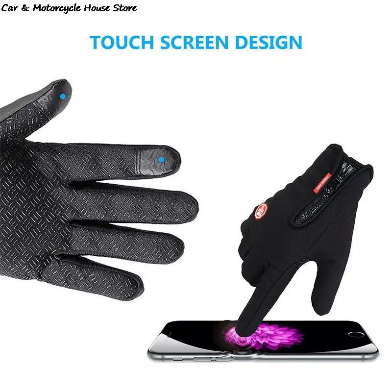 Winter gloves Outdoor Winter Gloves Windproof Waterproof Thermal Touch Screen Gloves Mittens