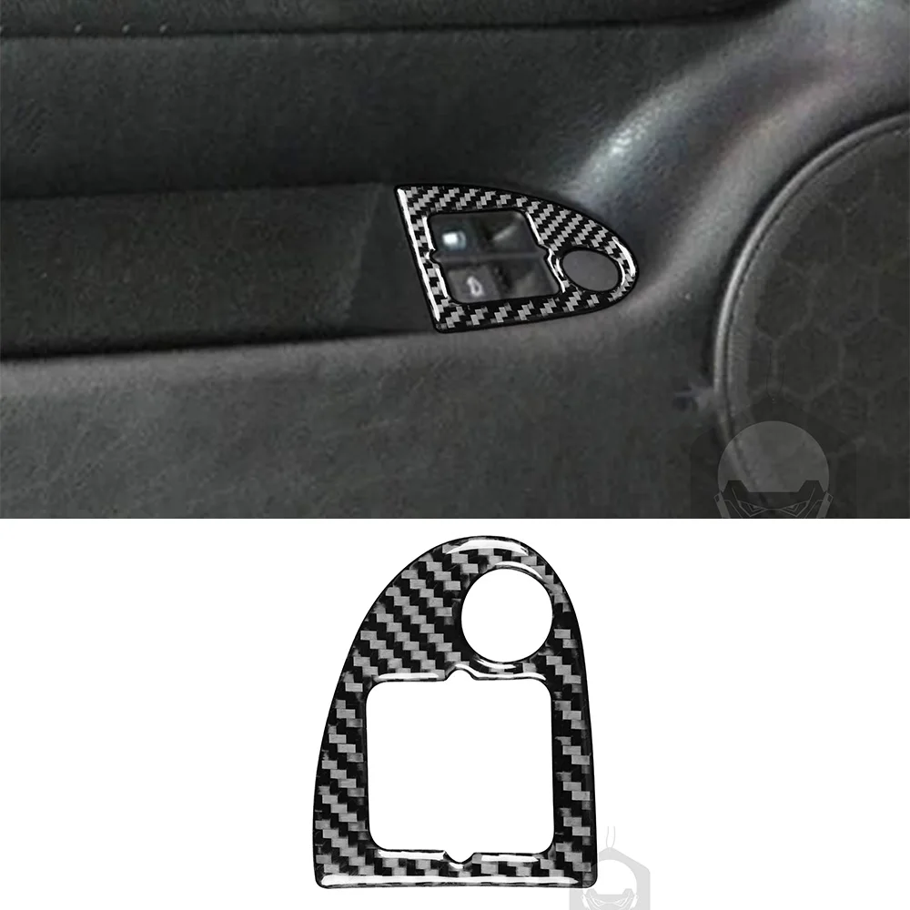 

Boot Switch Decoration Cover Trim Sticker for Volkswagen Golf 4 Mk4 1999-2004 Car Interior Accessories Carbon Fiber