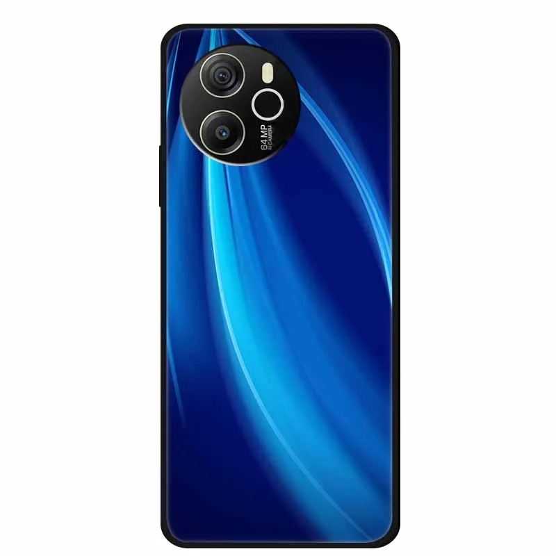 Black Silicone Soft Back Protective Case Cover