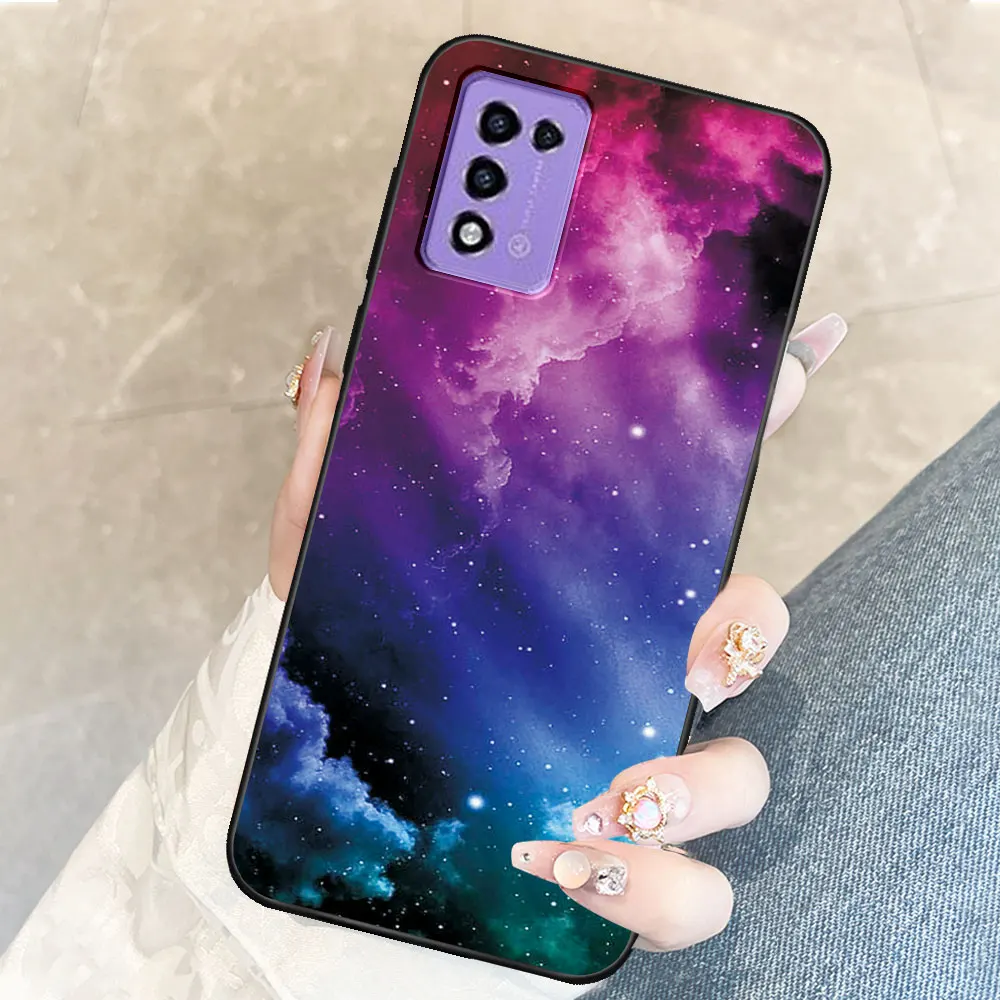 Floral Marble TPU Soft Silicone Phone Case - Protective Bumper Cover