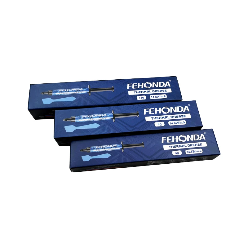 Fehonda 열 페이스트, 전도성 복합 실리콘 그리스 파스타, Termicass, 노트북 CPU GPU VGA용, 14.8W, 4g