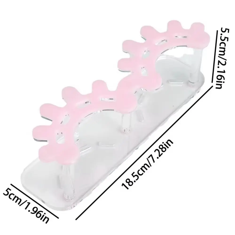 8 Holes Lash Tweezers Display Stand Steady Acrylic Beauty Tweezer Storage Rack Multi-functional Smooth Surface 6