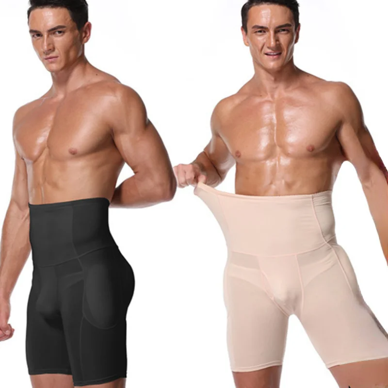 

Men's Underwear Boxer Briefs Tummy Control Shorts High Waist Slimming Body Shaper Compression Shapewear Belly Girdle