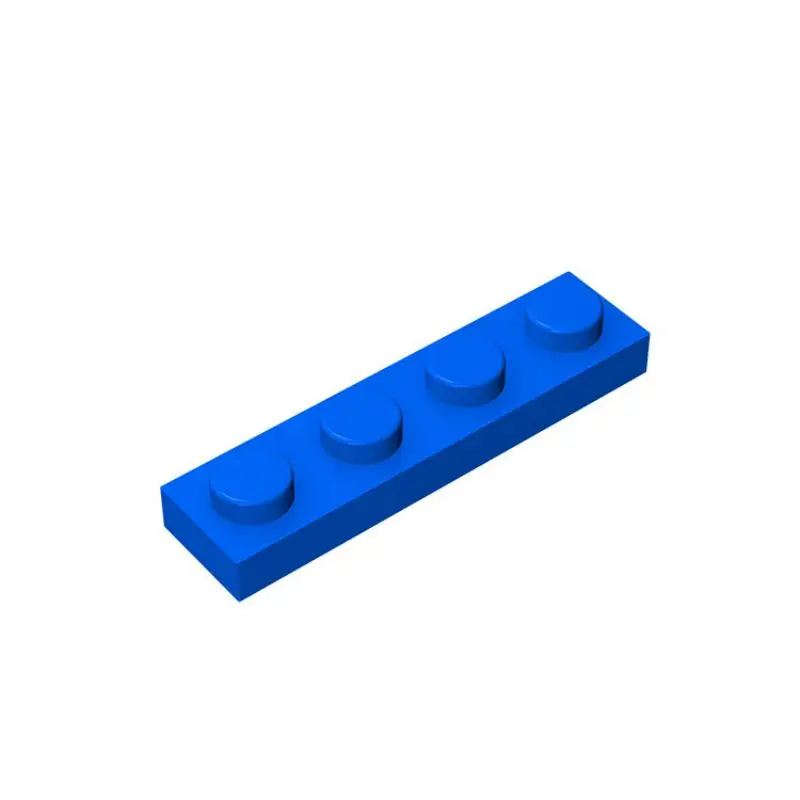 MOC 10PCS 3710 플레이트 1x4 빌딩 블록 키트 하이테크 보드 라이트 패널 벽돌 입자 아이디어 장난감 어린이 생일 아이 선물