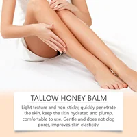 Crème au suif de bœuf et au miel éclaircissante, atténue les taches brunes, élimine la mélanine, raffermissante, non grasse, hydratante durable, apaisante, lotion pour le corps 5