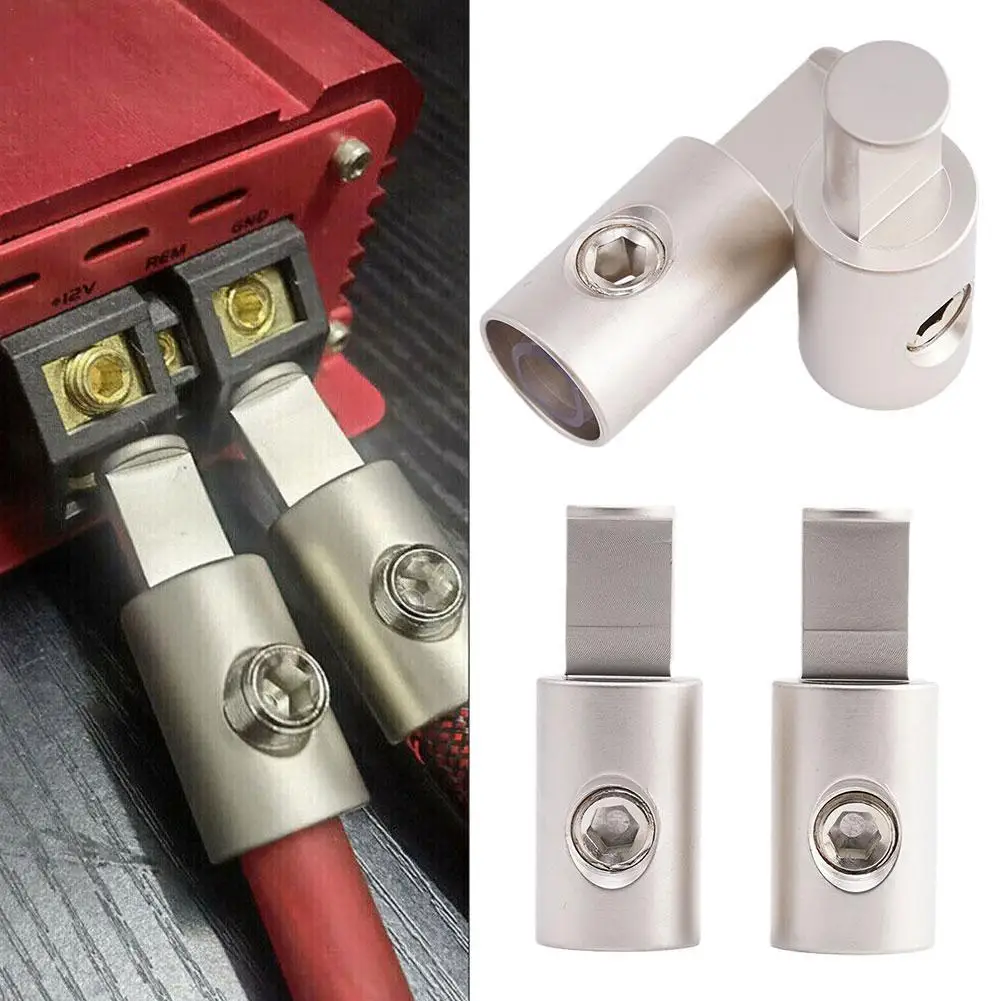Car Audio 1/0 Gauge To 0 Gauge Power Ground Wire Car Audio Modified Power Amplifier Pure Copper Terminal Supply