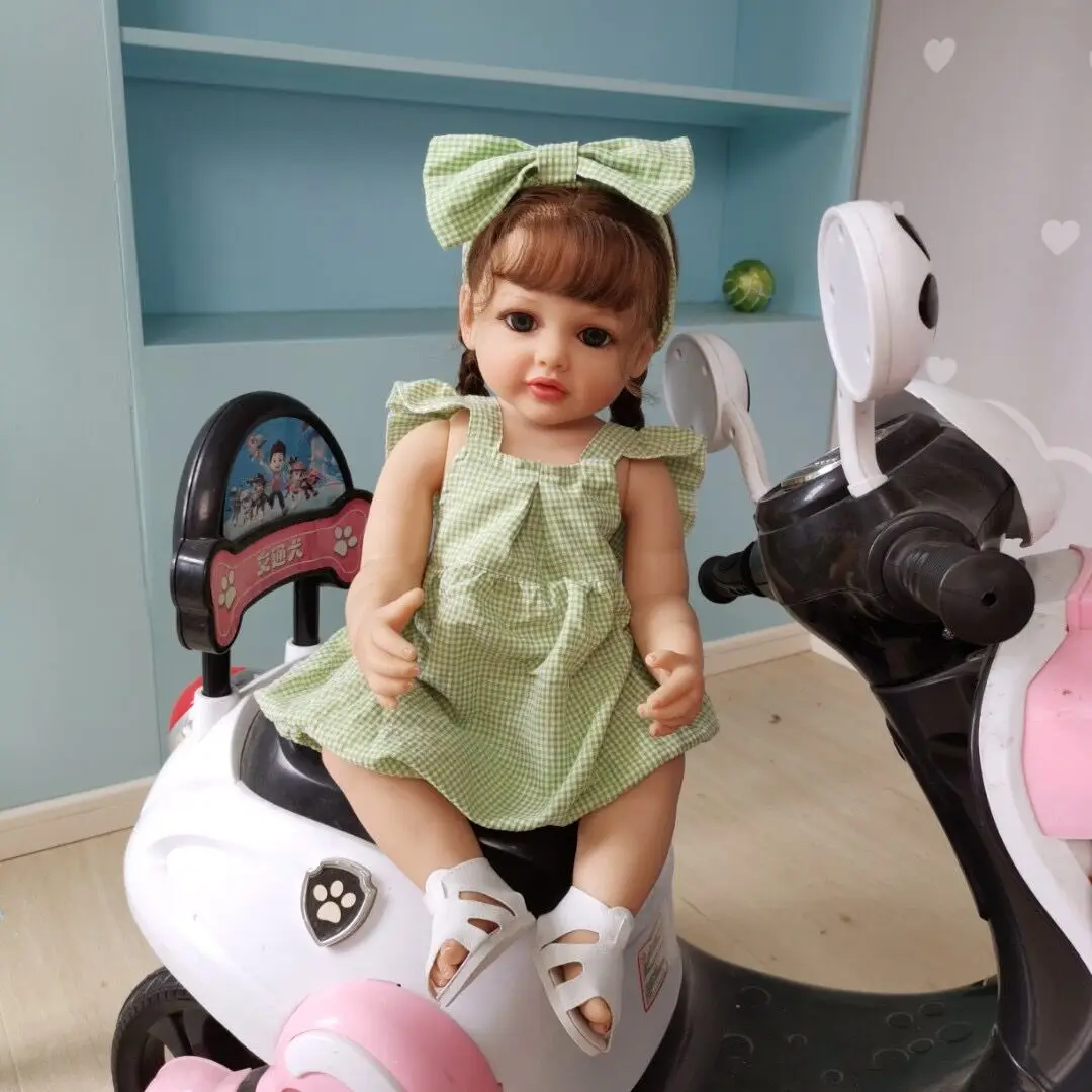 Reborn Toddler Princess Betty Lifelike Hand Rooted hair Full Body Silicone Soft Touch 55CM NPK reborn dolls