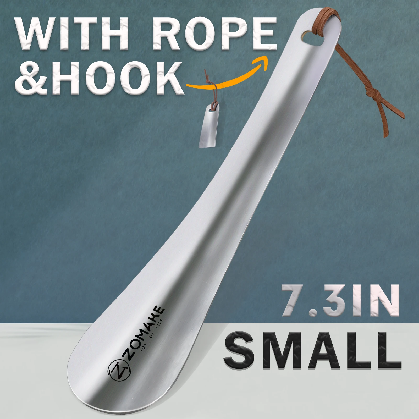 Metal Shoe Horns Stainless Steel Long Shoe Horn Long Handle Shoehorn Spoon Lazy Short Helper For Men Women Elderly Kids