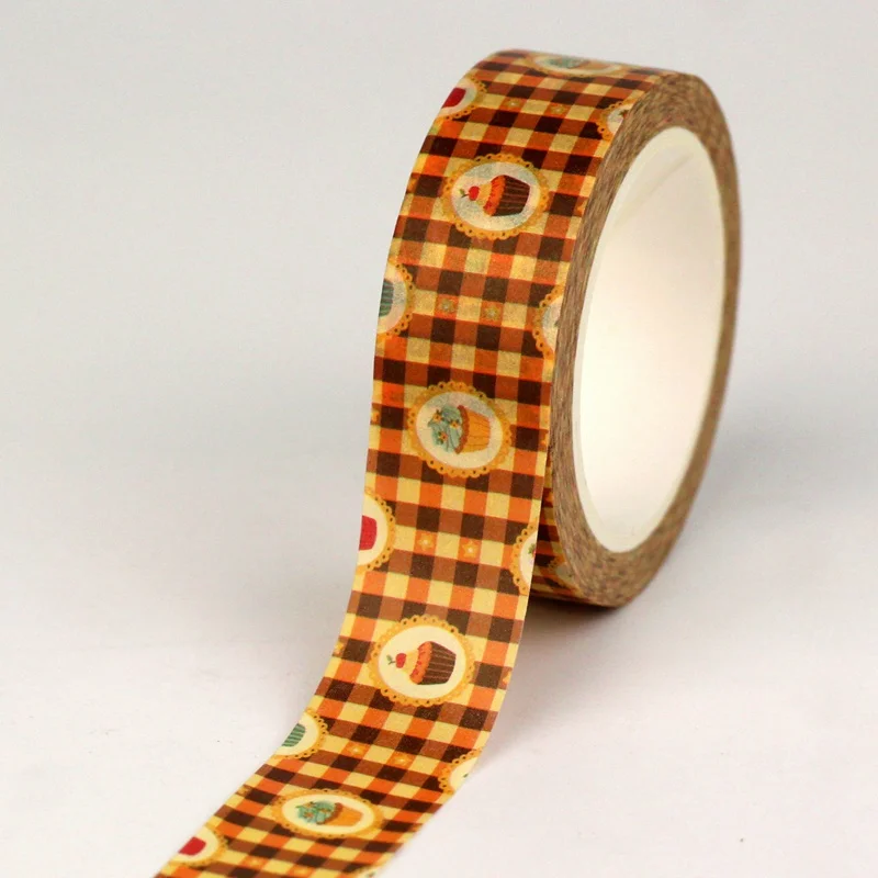 2026 NEW 1X 10M 오리 새 케이크 블루베리 꽃 그리드 스프링 와시 테이프 세트 (스크랩북킹 마스킹 테이프 귀여운 저널 문구용)