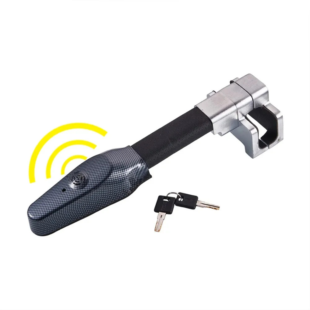 

Car Steering Wheel Lock Universal Security Car Anti Theft Safety Alarm Lock Retractable Anti Theft Protection T-Locks no Battery