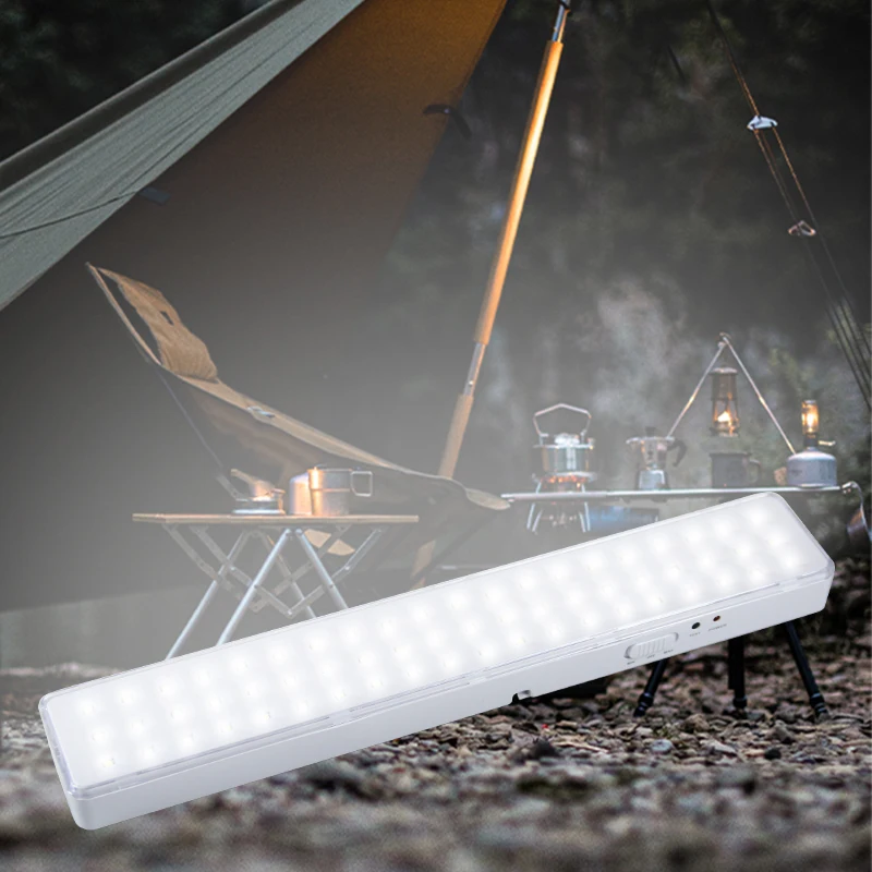 LED Emergency Light Rechargeable Fire Light 2 Modes Portable Wall Mounted Super Bright Evacuation for Power Outage Use