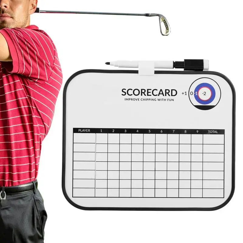 

Golf Referee Cards Erasable Write-On Double-sided Score Keeper Sports Gear Score Board For Yardage Par Number Of Holes And Dates