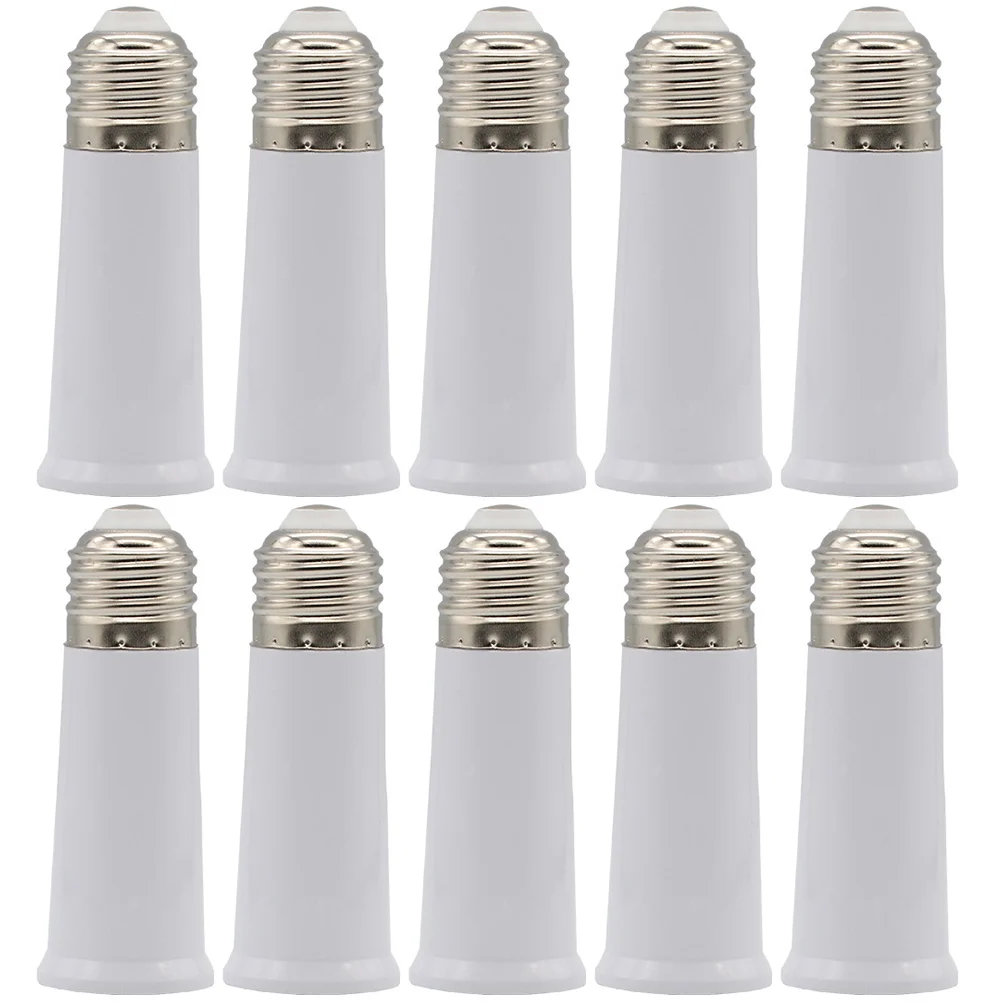 

E27 Light Socket Extender Adapter Converter Extension Flexible Lamp Holder 10Pcs