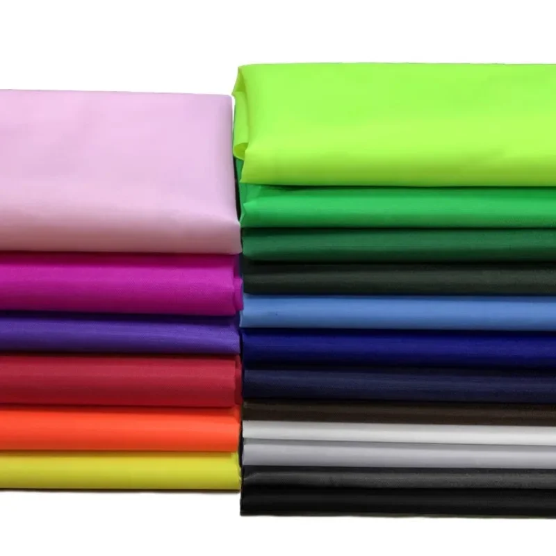 210D Waterproof Oxford Fabric Per Meter for Shower Curtain Tents Umbrella Bag Diy Sewing Soft Thin Light Cloth Plain Blue Black waterproof fabric