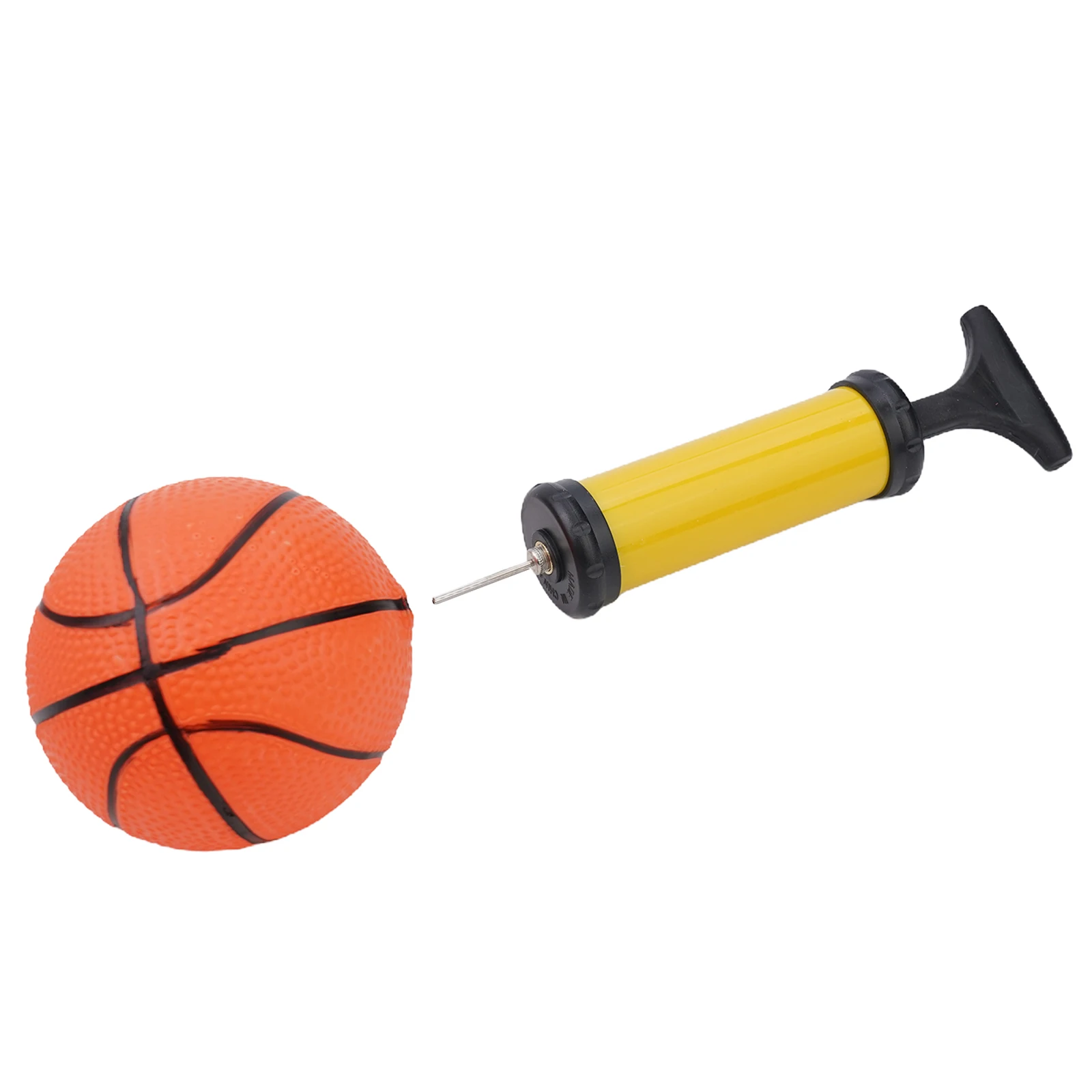 Small Mini Children Inflatable Basketballs With Pump Needle Kids Sports Toy 10cm PVC Parent-child Games Indoor Sports 6pcs