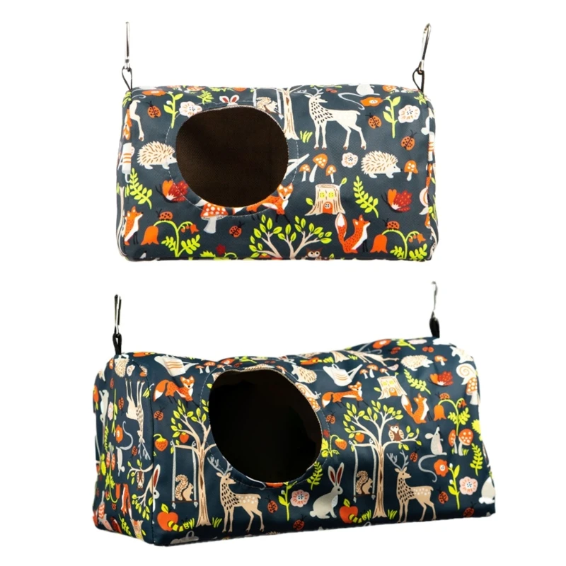 

Спальная кровать для птиц, теплый домик для попугаев, подвесной гамак для птиц, зимнее теплое Птичье гнездо F1FB