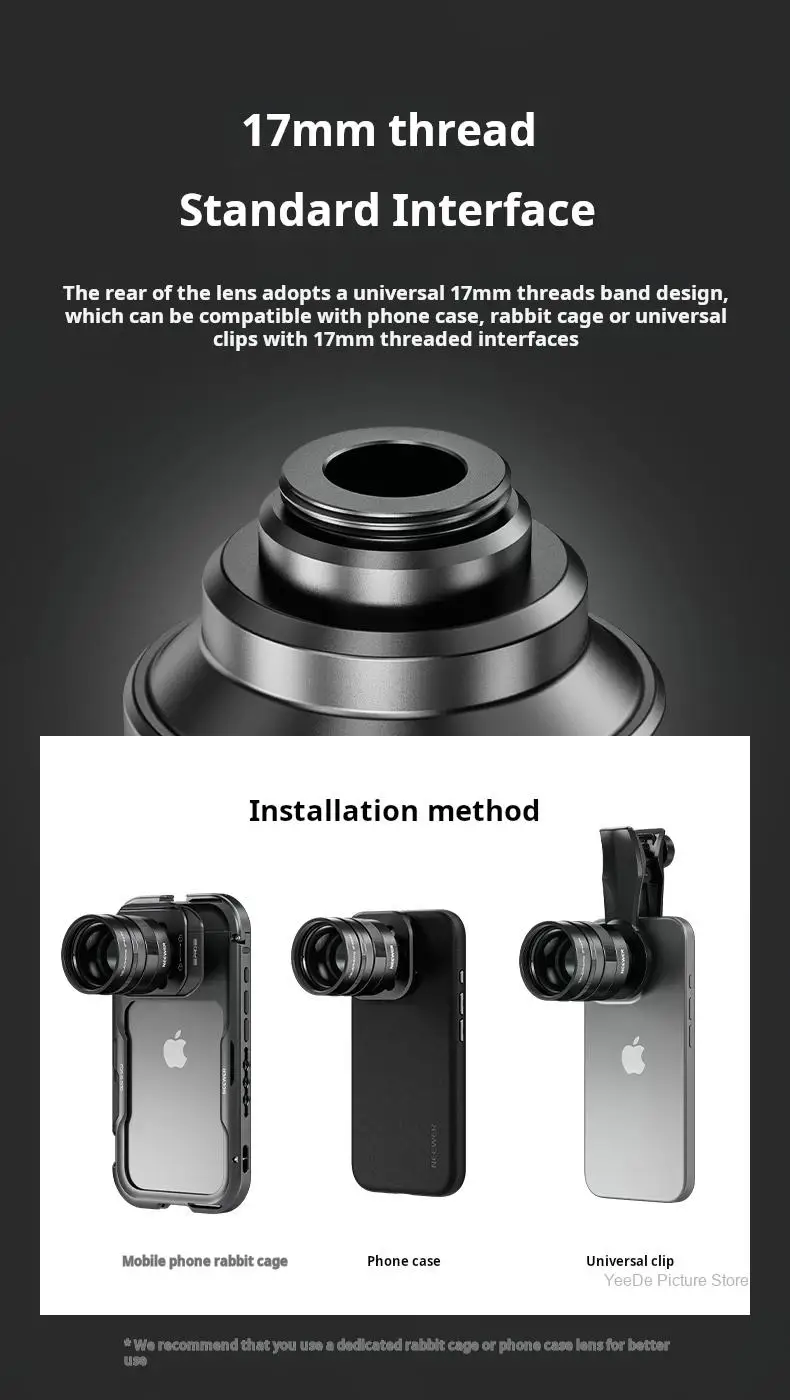 NEEWER LS-79 Obiettivo Teleobiettivo con Ingrandimento 2X, Lente Macro Esterna per iPhone, Vivo, Xiaomi, Oppo, Samsung e Altri Smartphone - Image 5