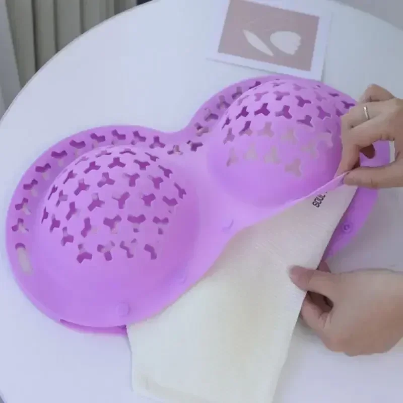 Silicone Bra Wash Bag Anti-Squeeze Mesh Silicone Bra Cleaning Bag Clasp Anti-Deformation Cleaning Cover