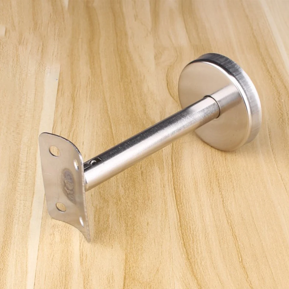 4 Pack Adjustable Stainless Steel Handrail Brackets – Stair Railing Hardware For Home & Mall