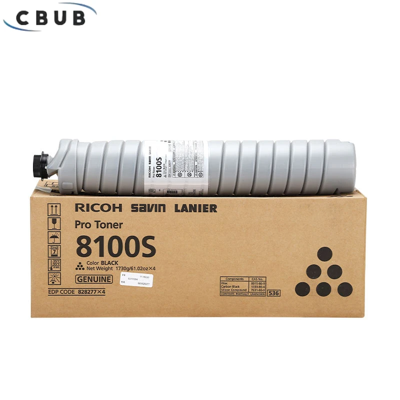 6PCS 8100 8120 Copier Toner Cartridge for Ricoh PRO 8100 8110 8120 8200 8210 8220 8100S 8110S 8120S Compatible Toner