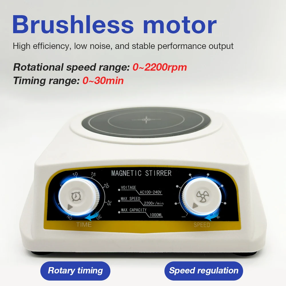 C2 Magnetic Stirrer Mini Laboratory Supplies with 10 000 rpm