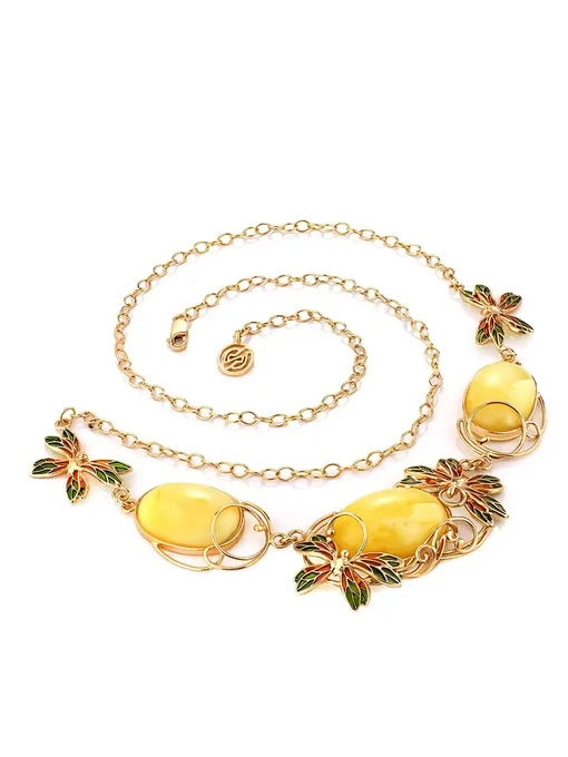 Рисунок 2 - Роскошное яркое колье из позолоченного