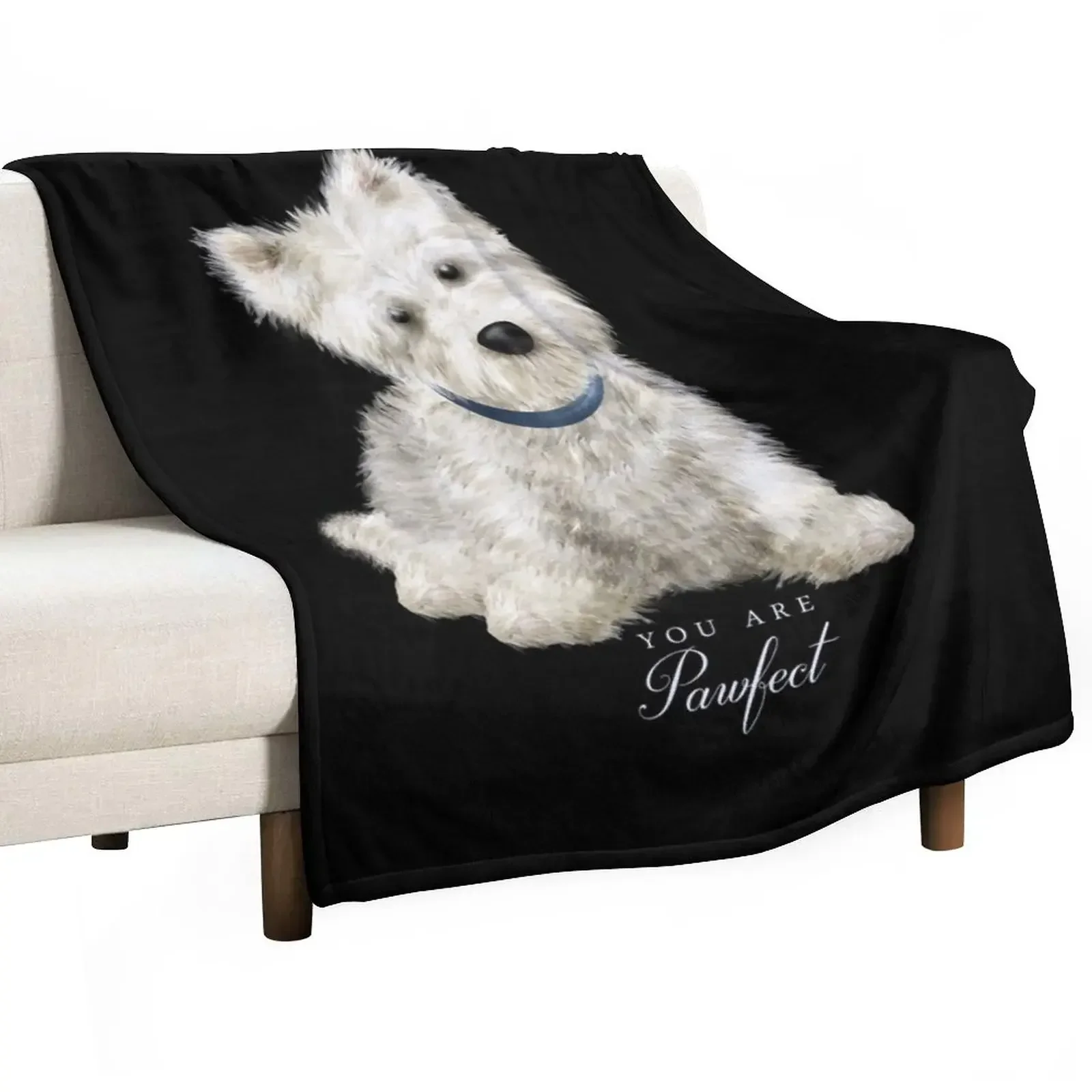

Pawfect lovely Westie Throw Blanket Decorative Throw Comforter Blankets