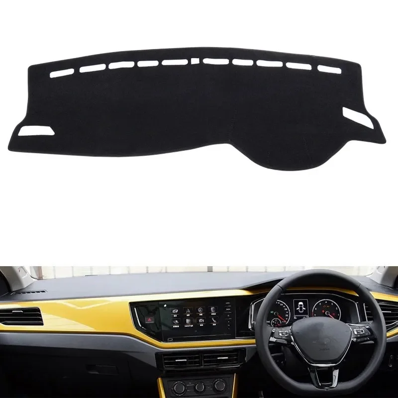 

Voor Volkswagen Polo MK6 2018 2019 2020 Cover Pad Dashboard Pad Dashboard Zonnescherm Dashboard Auto Parts