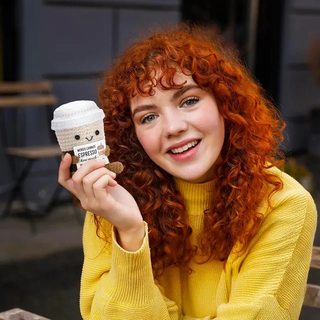 Crochet Coffee Support Doll 6