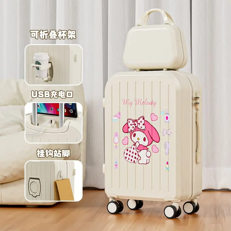 Cinnamoroll Hello Kitty Suitcase Cover Girls Kawaii Cute Suitcases