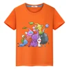 Pikmin Print 100%Cotton T-shirt Short boy girl clothes Cute Tops pride tshirt Summer cartoons Tshirt anime Tees y2k kid Day gift 3