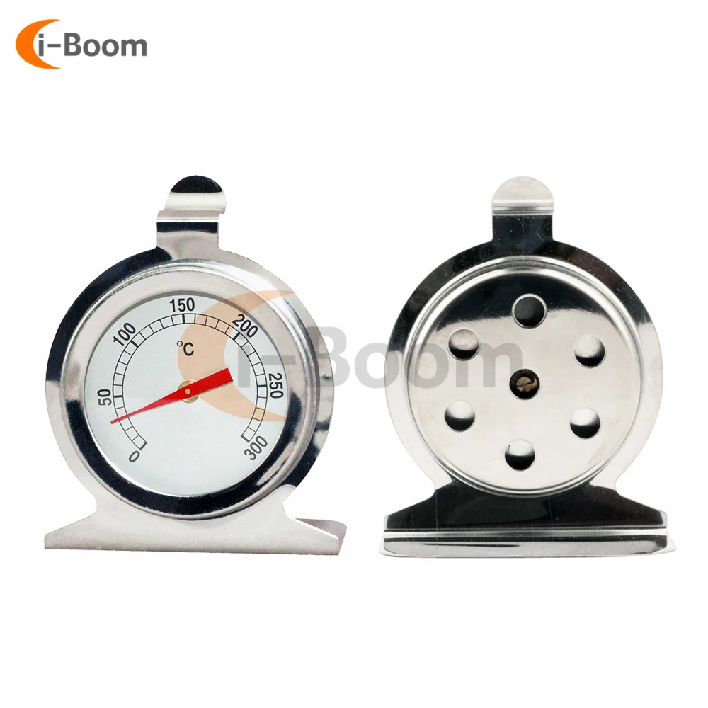 Paslanmaz Çelik Fırın Ocak Termometre Sıcaklık Ölçer Mini Termometre Izgara Sıcaklık Ölçer Ev Mutfak Gıda için