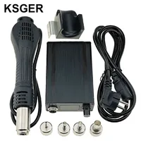 KSGER Hot Air Gun SMD Rework Station GX16-8 Solder Dryer Handle Electronic OLED T12 Nozzle Stand DIY Tools Quick Heating 700W 1