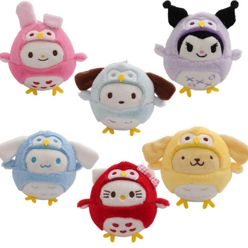 

Sanrio Симпатичная плюшевая игрушка брелок аниме мультфильм Kawaii Kulomi Melody студенческий Рюкзак Подвеска для мальчиков и девочек
