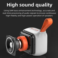 XDOBO Prince 1995 12W Subwoofer Powerful Portable Smart Speaker Waterproof Bluetooth 5.2 Deep Bass Soul Leader Speaker - Image 6