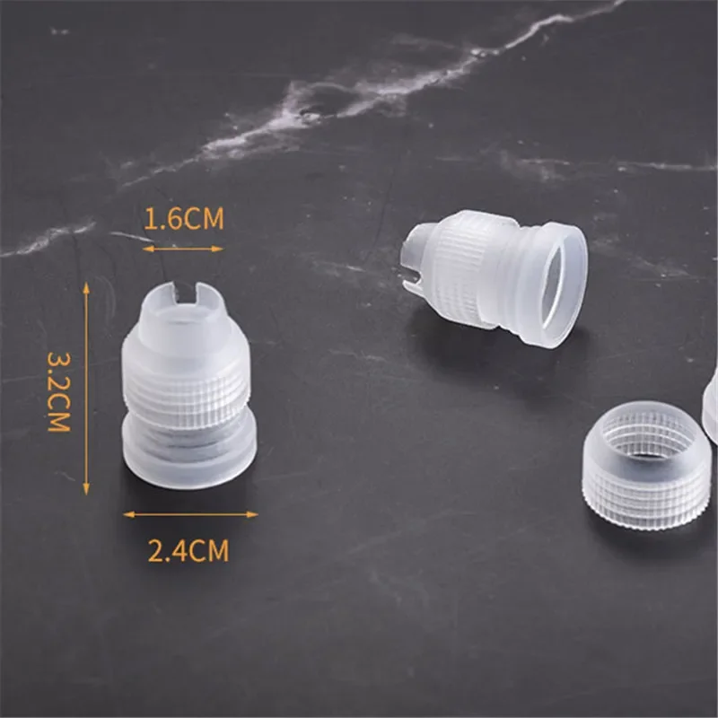 10Pcs/lot Plastic Decorating Mouth Converter Adapter Confectionery Pastry Tips Connector Nozzle Sets Cake Decoration Tools cake decorating tip set,cake icing nozzles,baking nozzle set,cake decorating nozzle set
